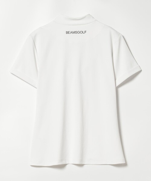 土日限定beamsgolf ORANGE LABELサイドロゴモックネックシャツ BEAMS GOLF (BEAMS GOLF) ORANGE LABEL / Side logo mock neck