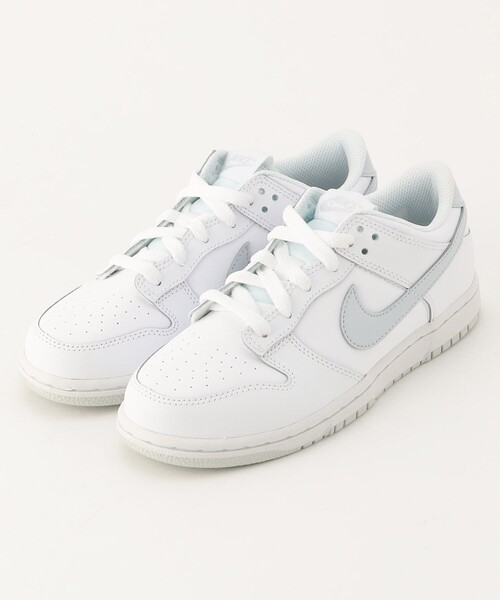 FREAK'S STORE（フリークスストア）の「NIKE/ナイキ 【限定展開】KIDS ダンク LOW PS/キッズ ダンク ロー/DH9756（スニーカー・キッズ・ホワイト/グレー・20.0cm/21.0cm/22cm）」の5枚目の写真