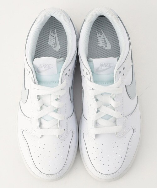 FREAK'S STORE（フリークスストア）の「NIKE/ナイキ 【限定展開】KIDS ダンク LOW PS/キッズ ダンク ロー/DH9756（スニーカー・キッズ・ホワイト/グレー・20.0cm/21.0cm/22cm）」の4枚目の写真