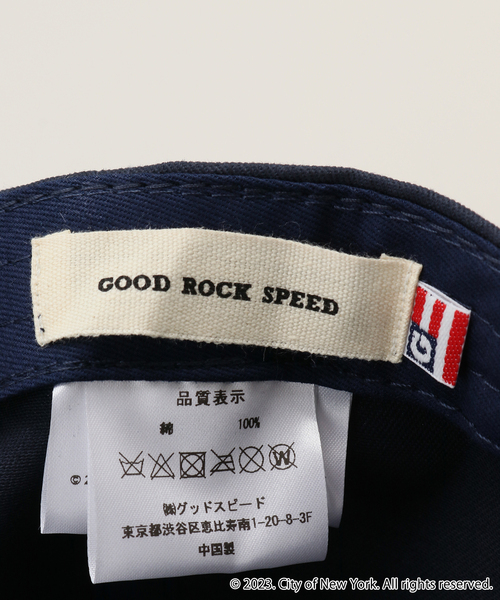GOOD ROCK SPEED(グッドロックスピード)の「【NYC × GOOD ROCK SPEED/グッドロックスピード】 CAP:キャップ(キャップ・レディース・ホワイト/ネイビー・FREE)」の8枚目の写真