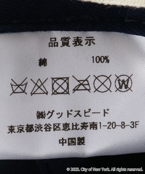 GOOD ROCK SPEED(グッドロックスピード)の「【NYC × GOOD ROCK SPEED/グッドロックスピード】 CAP:キャップ(キャップ・レディース・ホワイト/ネイビー・FREE)」の6枚目の写真