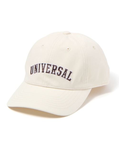 UNIVERSAL OVERALL（ユニバーサルオーバーオール）の「【UNIVERSAL OVERALL(ユニバーサルオーバーオール)別注CAP（キャップ・レディース・ベージュ/アイボリー/クリアグリーン・FREE）」の2枚目の写真