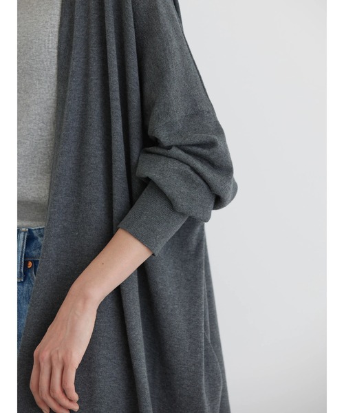 AMERICAN HOLIC（アメリカンホリック）の「UVカット　ロングニットカーディガン（カーディガン/ボレロ・レディース・杢グレー/アイボリー/ネイビー・FREE）」の11枚目の写真