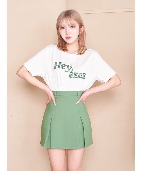 Darich(ダーリッチ)の「シアーエンブロイダリーTシャツ(Tシャツ/カットソー・レディース・オレンジ/グリーン/ブラック・FREE)」の3枚目の写真