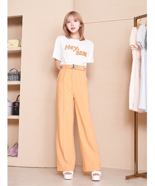 Darich(ダーリッチ)の「シアーエンブロイダリーTシャツ(Tシャツ/カットソー・レディース・オレンジ/グリーン/ブラック・FREE)」の14枚目の写真