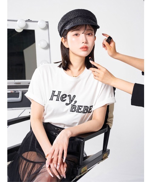 Darich(ダーリッチ)の「シアーエンブロイダリーTシャツ(Tシャツ/カットソー・レディース・オレンジ/グリーン/ブラック・FREE)」の11枚目の写真