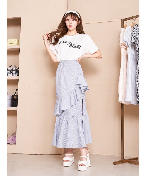 Darich(ダーリッチ)の「シアーエンブロイダリーTシャツ(Tシャツ/カットソー・レディース・オレンジ/グリーン/ブラック・FREE)」の5枚目の写真