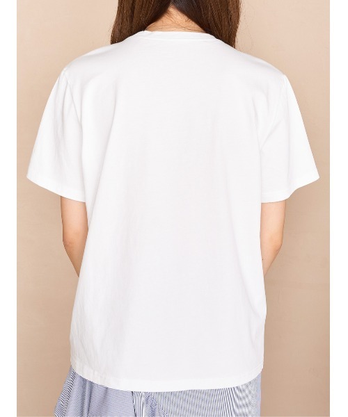 Darich(ダーリッチ)の「シアーエンブロイダリーTシャツ(Tシャツ/カットソー・レディース・オレンジ/グリーン/ブラック・FREE)」の15枚目の写真