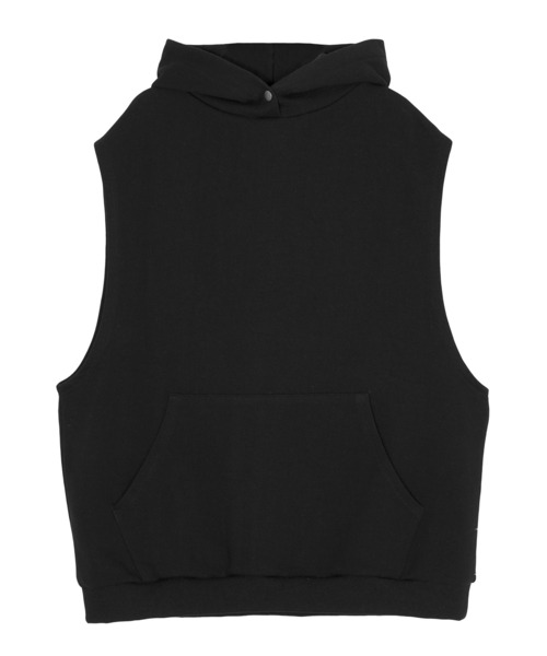 Figments（フィグメンツ）の「ノースリオーバーパーカー（ベスト・レディース・ブラック/グレー・FREE）」の18枚目の写真