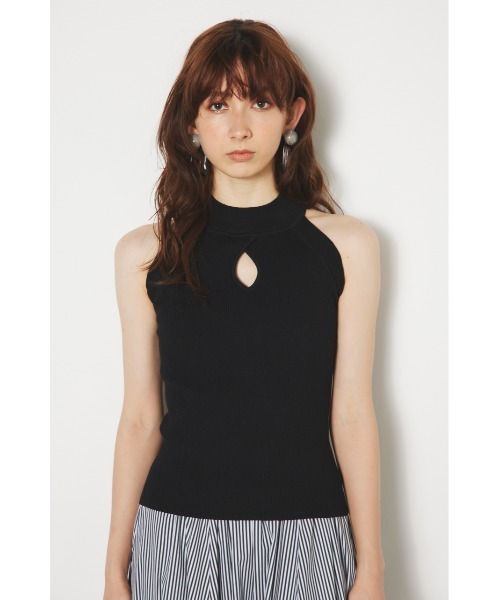 rienda（リエンダ）の「ボリュームネックニットOP（ワンピース