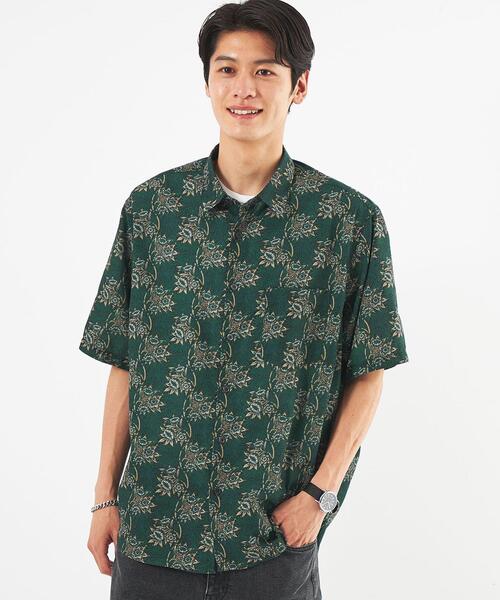 green label relaxing（グリーンレーベルリラクシング）の「William Morris ジャストルーズ レギュラーカラー シャツ（シャツ/ブラウス・メンズ・グレー/オリーブ/ライトブルー・S/L/XL/M）」の13枚目の写真