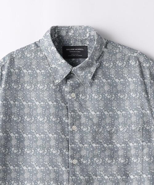 green label relaxing（グリーンレーベルリラクシング）の「William Morris ジャストルーズ レギュラーカラー シャツ（シャツ/ブラウス・メンズ・グレー/オリーブ/ライトブルー・S/L/XL/M）」の12枚目の写真