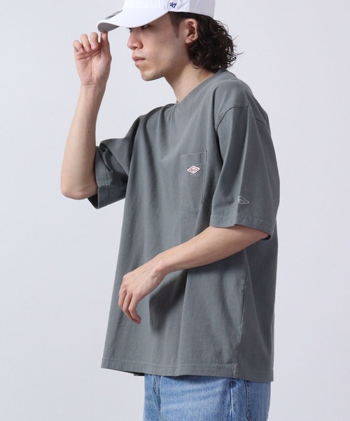 BALL（ボール）の「BALL ヘビーウェイト半袖ポケ付きBIGTシャツ（Tシャツ/カットソー・メンズ・スモーキーグリーン系/ブラック/オフホワイト/レンガ/チャコール・S/M/LL/L）」の22枚目の写真