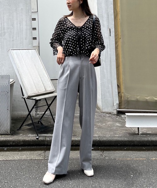 one after another NICE CLAUP（ワンアフターアナザーナイスクラップ）の「シアーアソートショートブーツ（ブーツ・レディース・ブラック/ブラック系その他/アイボリー・SMALL/MEDIUM/LARGE）」の7枚目の写真