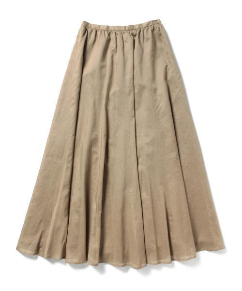 BEAMS LIGHTS Women's（ビームスライツ ウィメンズ）の「BEAMS LIGHTS / ビンテージワッシャー マキシスカート（スカート・レディース・オフホワイト/ベージュ/ブルー・36/38）」の4枚目の写真