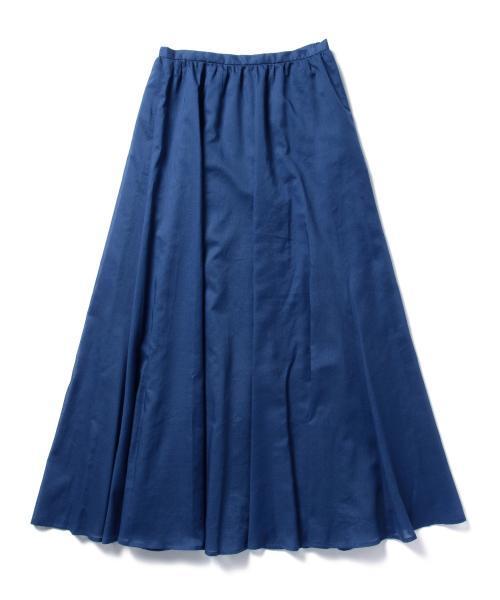 BEAMS LIGHTS Women's（ビームスライツ ウィメンズ）の「BEAMS LIGHTS / ビンテージワッシャー マキシスカート（スカート・レディース・オフホワイト/ベージュ/ブルー・36/38）」の6枚目の写真