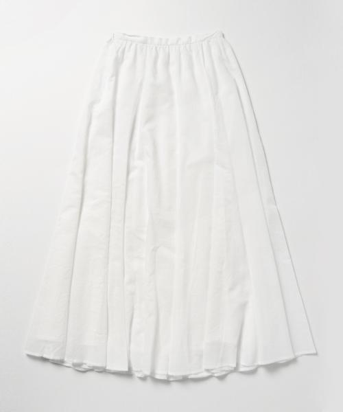 BEAMS LIGHTS Women's（ビームスライツ ウィメンズ）の「BEAMS LIGHTS / ビンテージワッシャー マキシスカート（スカート・レディース・オフホワイト/ベージュ/ブルー・36/38）」の17枚目の写真