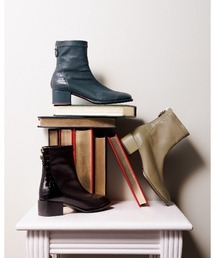 HIMIKO | 【HIMIKO】型押しコンビストレッチブーツ/631420(ブーツ)