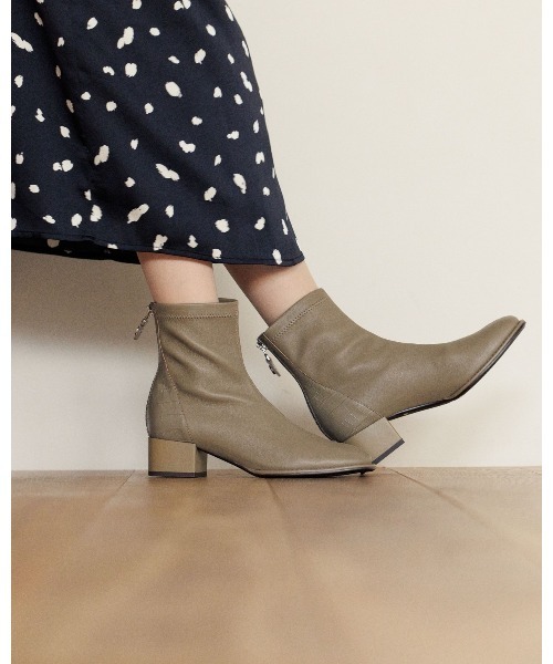 HIMIKO（ヒミコ）の「【HIMIKO】型押しコンビストレッチブーツ/631420（ブーツ・レディース・ブラック/ブルー/グレー・23.5cm/24.5cm/22.0cm/23.0cm/24.0cm/21.5cm/25.5cm/22.5cm/25.0cm/26.0cm）」の12枚目の写真