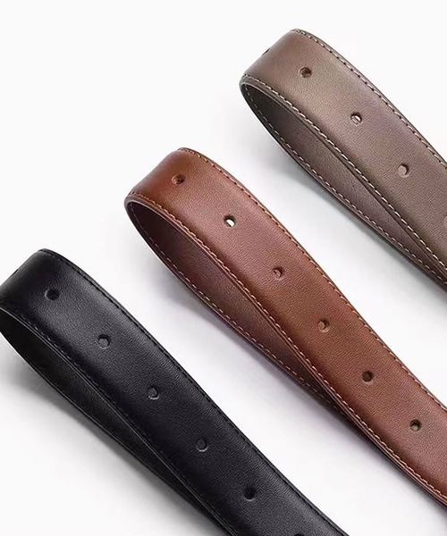 florist(フローリスト)の「レディースゴールドスクエアバックルレザーベルト(ベルト・レディース・ブラック/グレー/ブラウン/グレイッシュベージュ/グレー系3/ブラック系2/ブラック系3/ブラウン系2/ブラウン系3/ベージュ系2/ベージュ系3/グレー系2・S/M)」の15枚目の写真