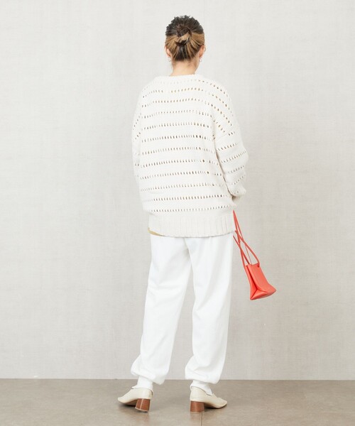 FREAK'S STORE(フリークスストア)の「限定展開 アイレット ニット プルオーバー(ニット/セーター・レディース・オリーブ/ナチュラル/ブルー/ブラック/レンガ・フリ-)」の9枚目の写真