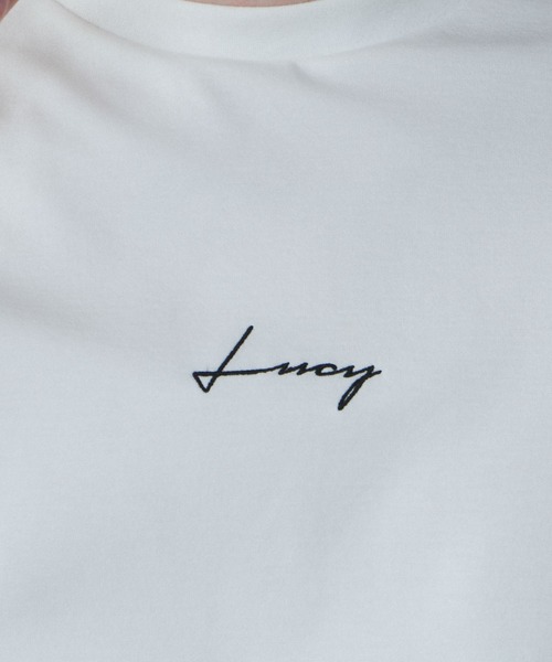 LUCY（ルーシー）の「LUCY/AIRFUNCTIONシンプルロゴロンT（Tシャツ/カットソー・メンズ・ブラック/ダークグレー/パープル/ホワイト・MEDIUM/LARGE）」の12枚目の写真