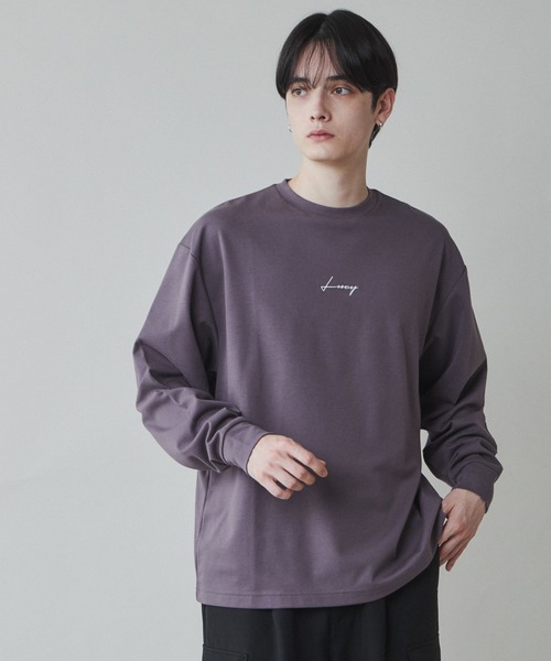 LUCY（ルーシー）の「LUCY/AIRFUNCTIONシンプルロゴロンT（Tシャツ/カットソー・メンズ・ブラック/ダークグレー/パープル/ホワイト・MEDIUM/LARGE）」の16枚目の写真