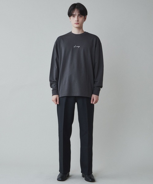 LUCY（ルーシー）の「LUCY/AIRFUNCTIONシンプルロゴロンT（Tシャツ/カットソー・メンズ・ブラック/ダークグレー/パープル/ホワイト・MEDIUM/LARGE）」の18枚目の写真