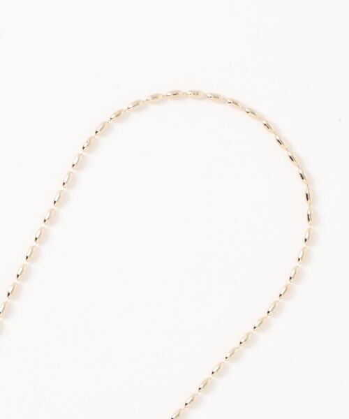 CIAOPANIC TYPY（チャオパニックティピー）の「【 lil/リル】変形ボールチェーンマンテルネックレス（ネックレス・レディース・シルバー/ゴールド・ONE SIZE）」の9枚目の写真