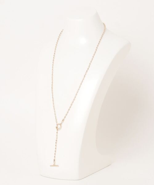 CIAOPANIC TYPY（チャオパニックティピー）の「【 lil/リル】変形ボールチェーンマンテルネックレス（ネックレス・レディース・シルバー/ゴールド・ONE SIZE）」の10枚目の写真