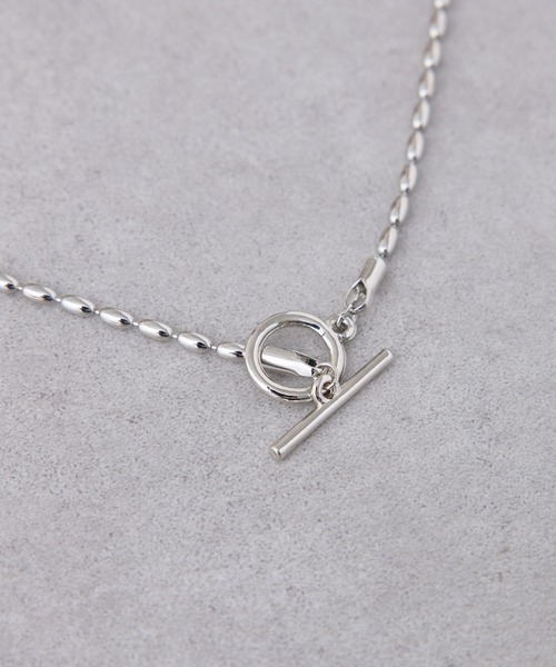 CIAOPANIC TYPY（チャオパニックティピー）の「【 lil/リル】変形ボールチェーンマンテルネックレス（ネックレス・レディース・シルバー/ゴールド・ONE SIZE）」の8枚目の写真