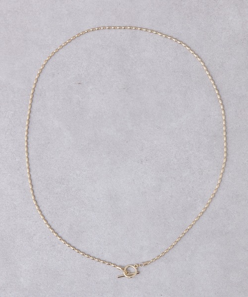 CIAOPANIC TYPY（チャオパニックティピー）の「【 lil/リル】変形ボールチェーンマンテルネックレス（ネックレス・レディース・シルバー/ゴールド・ONE SIZE）」の5枚目の写真