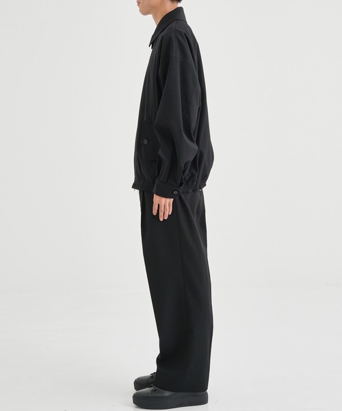 ジャケット・アウター MARKAWARE Wide Sports Jacket Black MARKAWARE (マーカウェア) WIDE SPORTS JACKET / ワイドスポーツ
