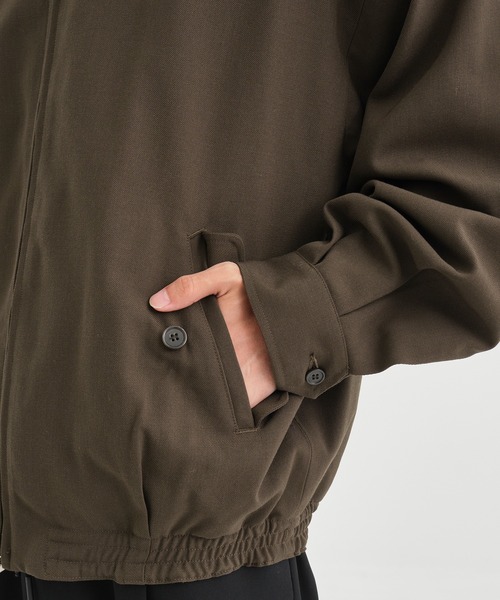 markaware(マーカウェア)の「【MARKAWARE/マーカウェア】WIDE SPORTS JACKET/ワイドスポーツジャケット(ブルゾン・メンズ・ブラウン/ブラック・2)」の6枚目の写真