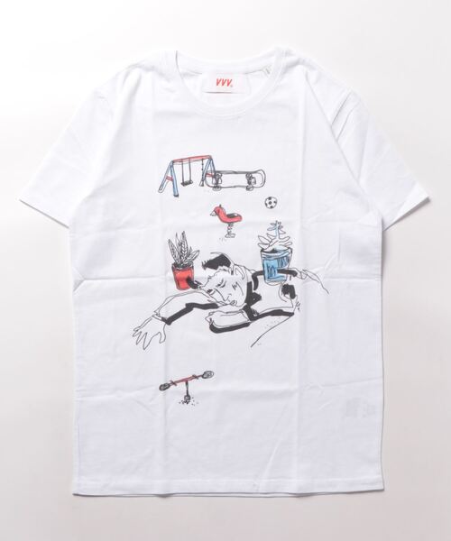 B.I.D.(ビーアイディー)の「《Veni Vedi Vici》PARADIS PERDU TEE(Tシャツ/カットソー・レディース・ホワイト/クリーム・SMALL)」の1枚目の写真