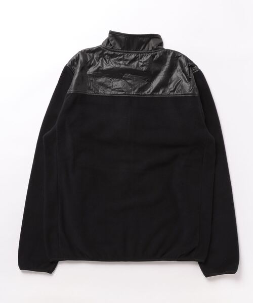 FILA(フィラ)の「【FILA:フィラ】マイクロフリーススタンドジャケット ジップアップジャケット ブルゾン フリース ナイロン 切り替え(ブルゾン・メンズ・ブラック/レッド/ダークブルー/ネイビー・MEDIUM/X-LARGE/LARGE)」の5枚目の写真