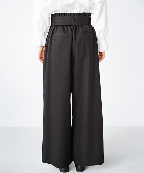 haco!（ハコ）の「ここぞ！という日に気合いを入れたいウエストベルトパンツ（その他パンツ・レディース・ブラウン/ボルドー/ブラック・LARGE/MEDIUM/SMALL/X-LARGE）」の8枚目の写真