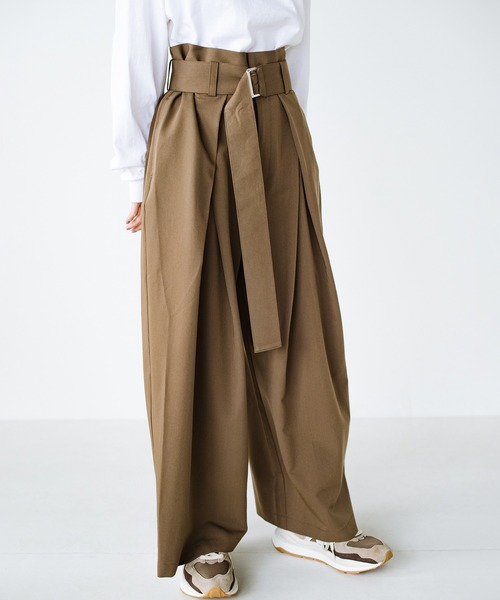 haco!（ハコ）の「ここぞ！という日に気合いを入れたいウエストベルトパンツ（その他パンツ・レディース・ブラウン/ボルドー/ブラック・LARGE/MEDIUM/SMALL/X-LARGE）」の16枚目の写真