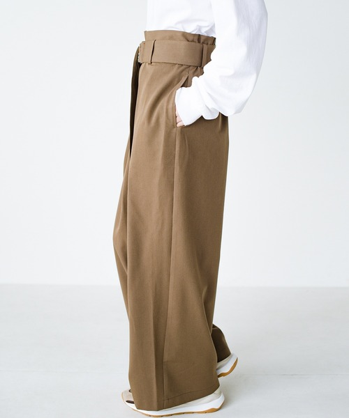 haco!（ハコ）の「ここぞ！という日に気合いを入れたいウエストベルトパンツ（その他パンツ・レディース・ブラウン/ボルドー/ブラック・LARGE/MEDIUM/SMALL/X-LARGE）」の17枚目の写真
