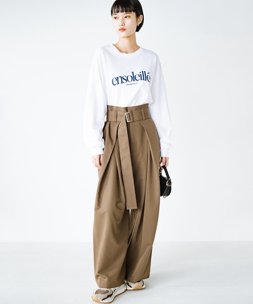 haco!（ハコ）の「ここぞ！という日に気合いを入れたいウエストベルトパンツ（その他パンツ・レディース・ブラウン/ボルドー/ブラック・LARGE/MEDIUM/SMALL/X-LARGE）」の20枚目の写真