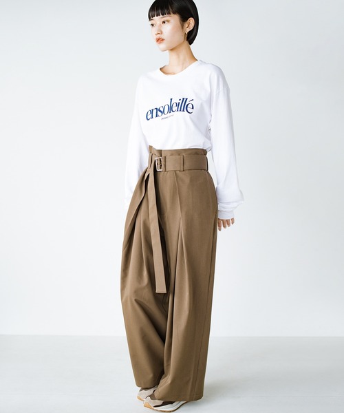 haco!（ハコ）の「ここぞ！という日に気合いを入れたいウエストベルトパンツ（その他パンツ・レディース・ブラウン/ボルドー/ブラック・LARGE/MEDIUM/SMALL/X-LARGE）」の21枚目の写真