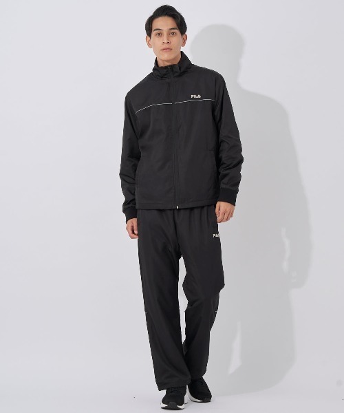 タイムセール　黒　S フィラFILA　テニスウェア　トラックジャケット 軽量保温 楽天市場】フィラ FILA テニスウェア メンズ トラックジャケット