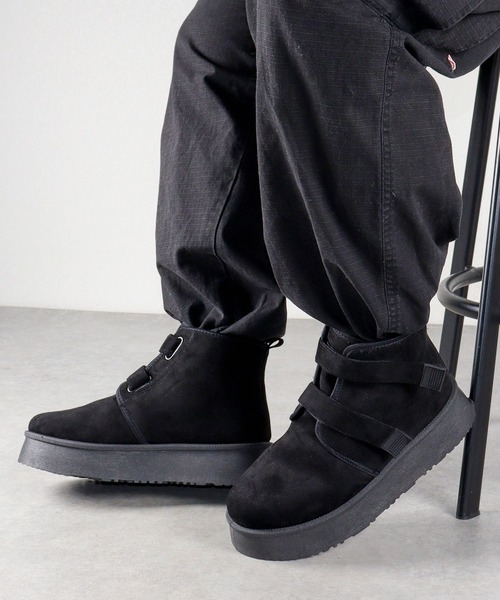 Dedes（デデス）の「厚底 ムートン ミドルブーツ (6363)(6364)(6365)/Dedes（ブーツ・レディース・ブラウン系5/グレー系4/グレー系5/ブラック/ブラック系4/ブラウン系4/ブラック系5/ブラウン/グレー/ベージュ/ベージュ系4/ベージュ系5・38/44/42/40/36/34）」の4枚目の写真