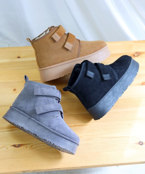 Dedes（デデス）の「厚底 ムートン ミドルブーツ (6363)(6364)(6365)/Dedes（ブーツ・レディース・ブラウン系5/グレー系4/グレー系5/ブラック/ブラック系4/ブラウン系4/ブラック系5/ブラウン/グレー/ベージュ/ベージュ系4/ベージュ系5・38/44/42/40/36/34）」の19枚目の写真