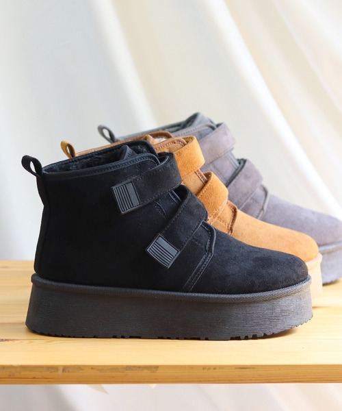 Dedes（デデス）の「厚底 ムートン ミドルブーツ (6363)(6364)(6365)/Dedes（ブーツ・レディース・ブラウン系5/グレー系4/グレー系5/ブラック/ブラック系4/ブラウン系4/ブラック系5/ブラウン/グレー/ベージュ/ベージュ系4/ベージュ系5・38/44/42/40/36/34）」の22枚目の写真