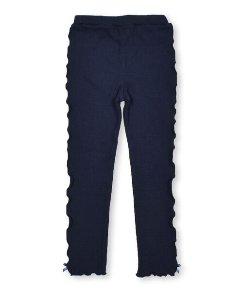 BeBe（ベベ）の「ウォームリブメロウレギンス(80~150cm)（レギンス/スパッツ・キッズ・ネイビー/グレー・M/L/S/XL/XS/XXS）」の4枚目の写真