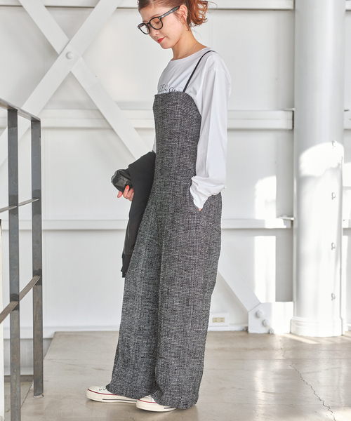 Spick & Span（スピックアンドスパン）の「ツイードサロペット（サロペット/オーバーオール・レディース・マルチ・36/38）」の19枚目の写真