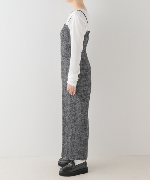 Spick & Span（スピックアンドスパン）の「ツイードサロペット（サロペット/オーバーオール・レディース・マルチ・36/38）」の3枚目の写真