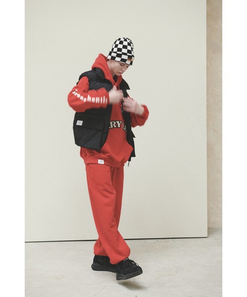 LIBERE（リベーレ）の「CHECKERBOARD BEANIE（ニットキャップ/ビーニー・メンズ・ホワイト×ブラック・FREE）」の7枚目の写真