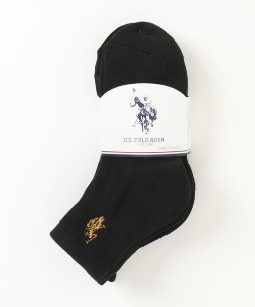 Right-on(ライトオン)の「【US POLO】USPAサンショク刺繍Q3Pソックス(ソックス/靴下・メンズ・ブルー・L/M)」の13枚目の写真